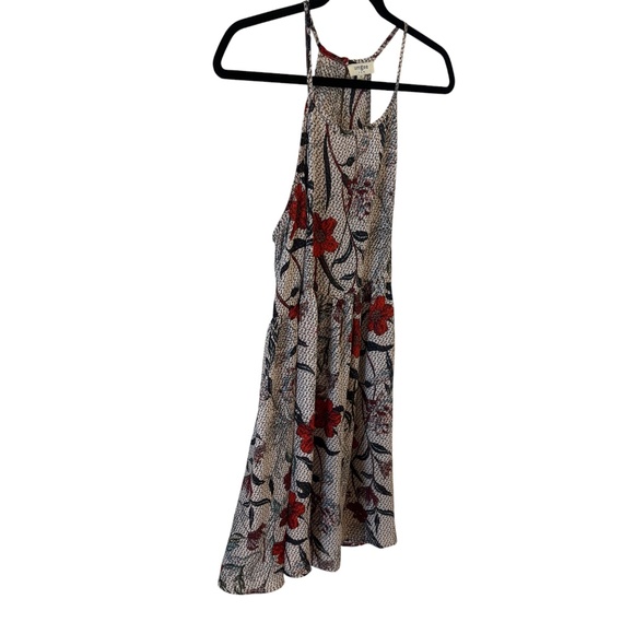 Umgee USA Floral Print Halter Sundress White Red Black Size M - Picture 5 of 10
